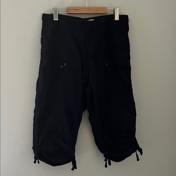 Other - da-sh Black Cargo Pants with Adjustable Cuffs